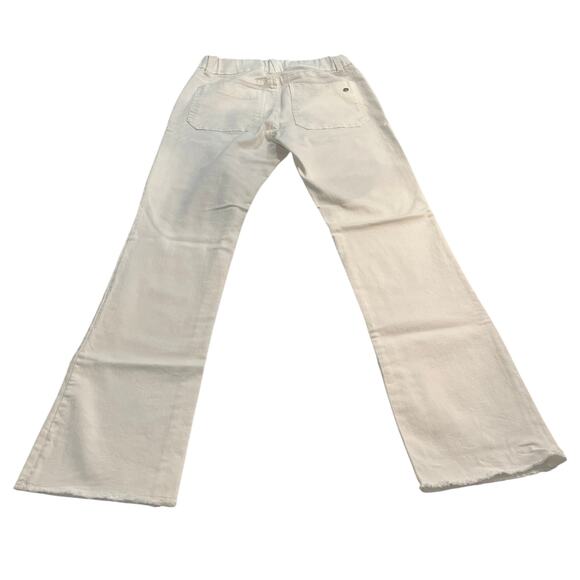 M1-2 BEVY FLOG Women's Jeans Stretch Waist White Size 27 - Picture 2 of 7